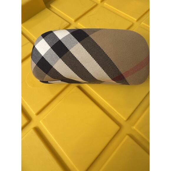 Lot of 2 Burberry Hard Shell Sunglasses Eyeglass Case Novacheck Old Money Plaid - Picture 1 of 10